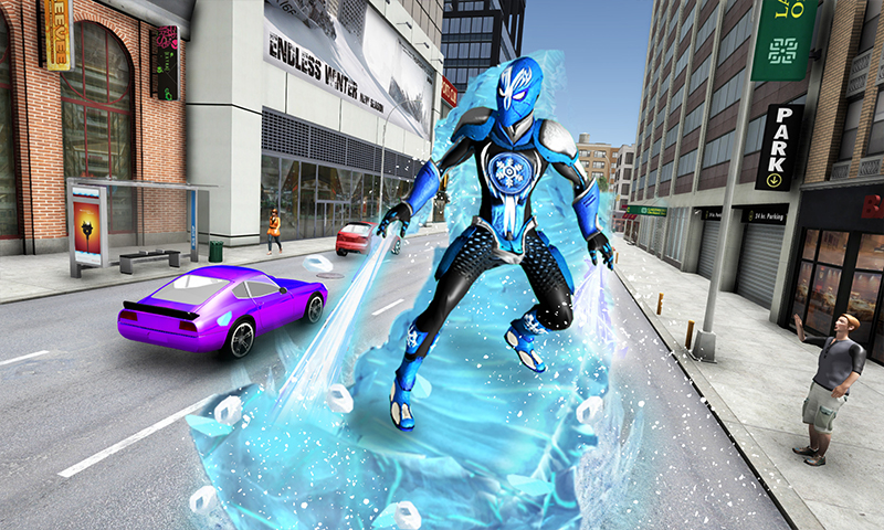 اسکرین شات 3 بازی Ice Hero Games: Superhero Game