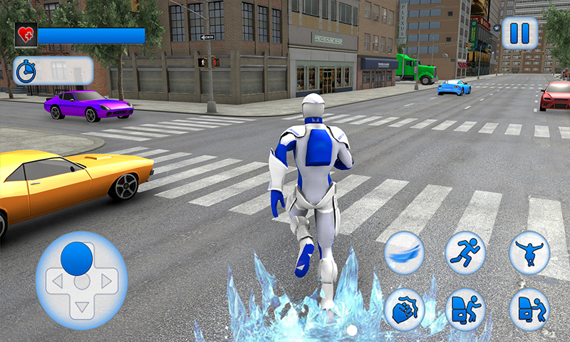 اسکرین شات 2 بازی Ice Hero Games: Superhero Game