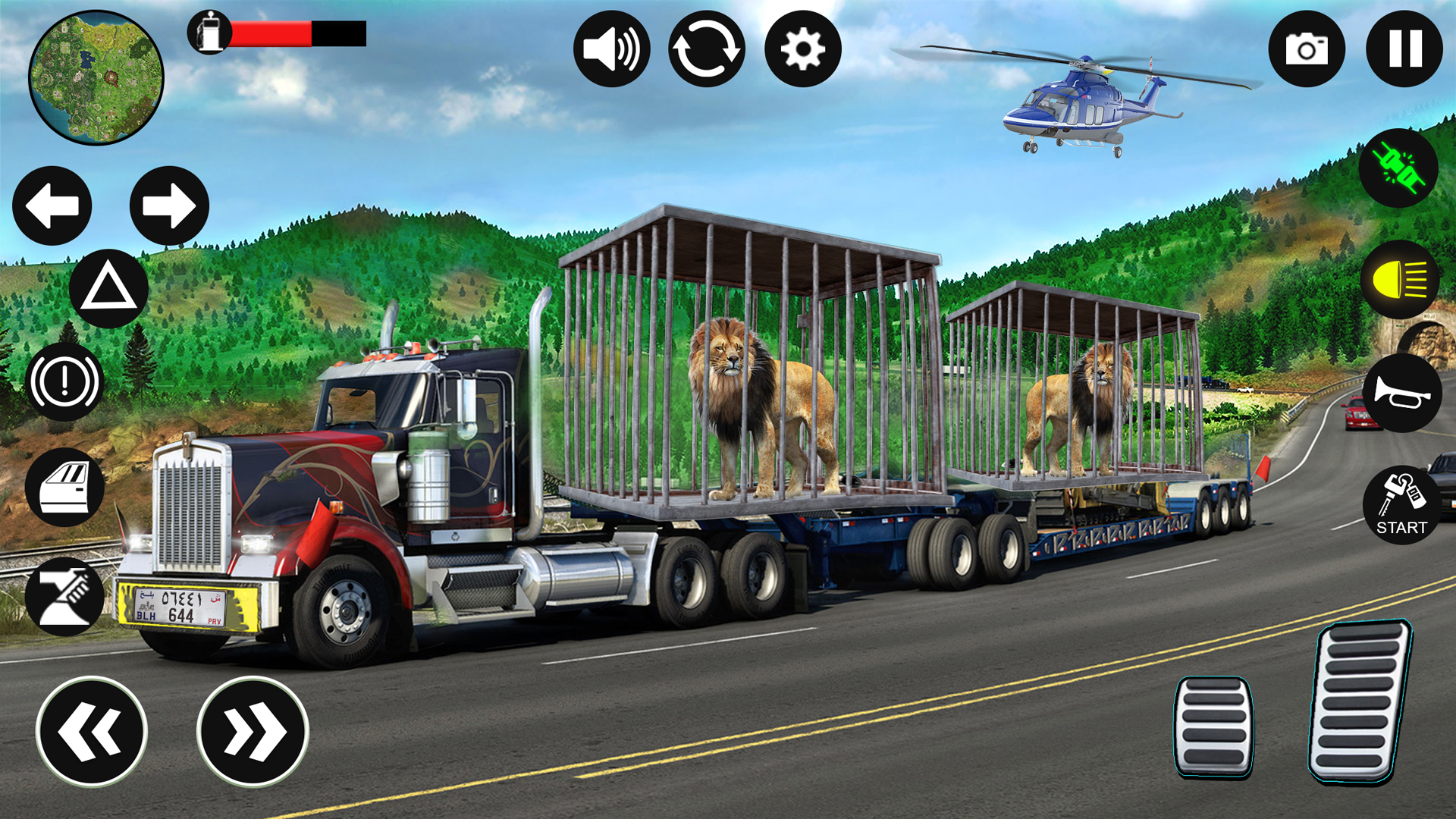 اسکرین شات 5 بازی Zoo Animal: Truck Driving Game