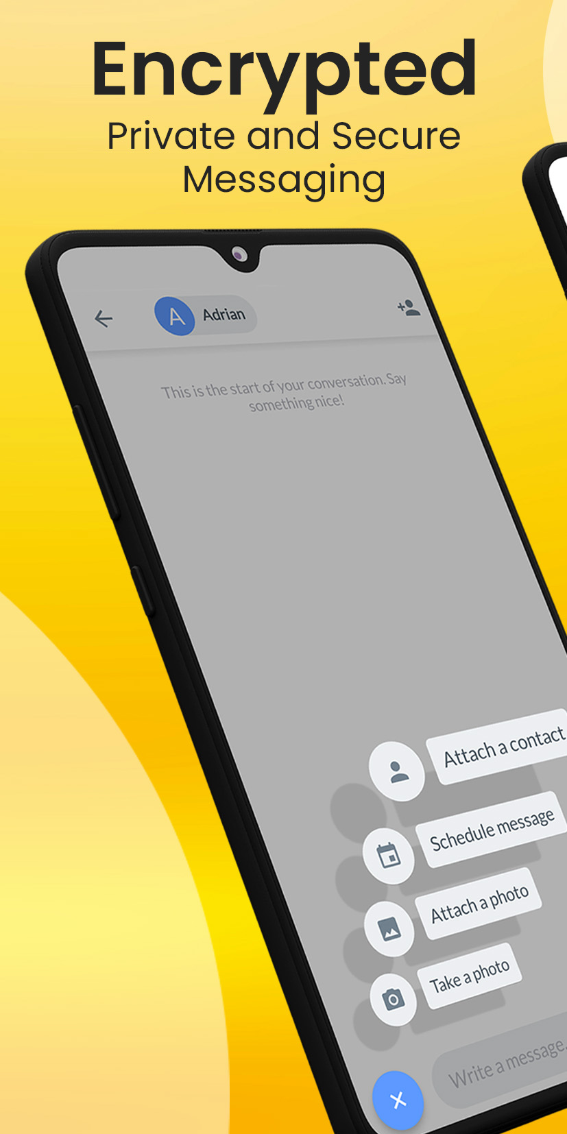 اسکرین شات 5 برنامه Wize SMS: Message & Messenger