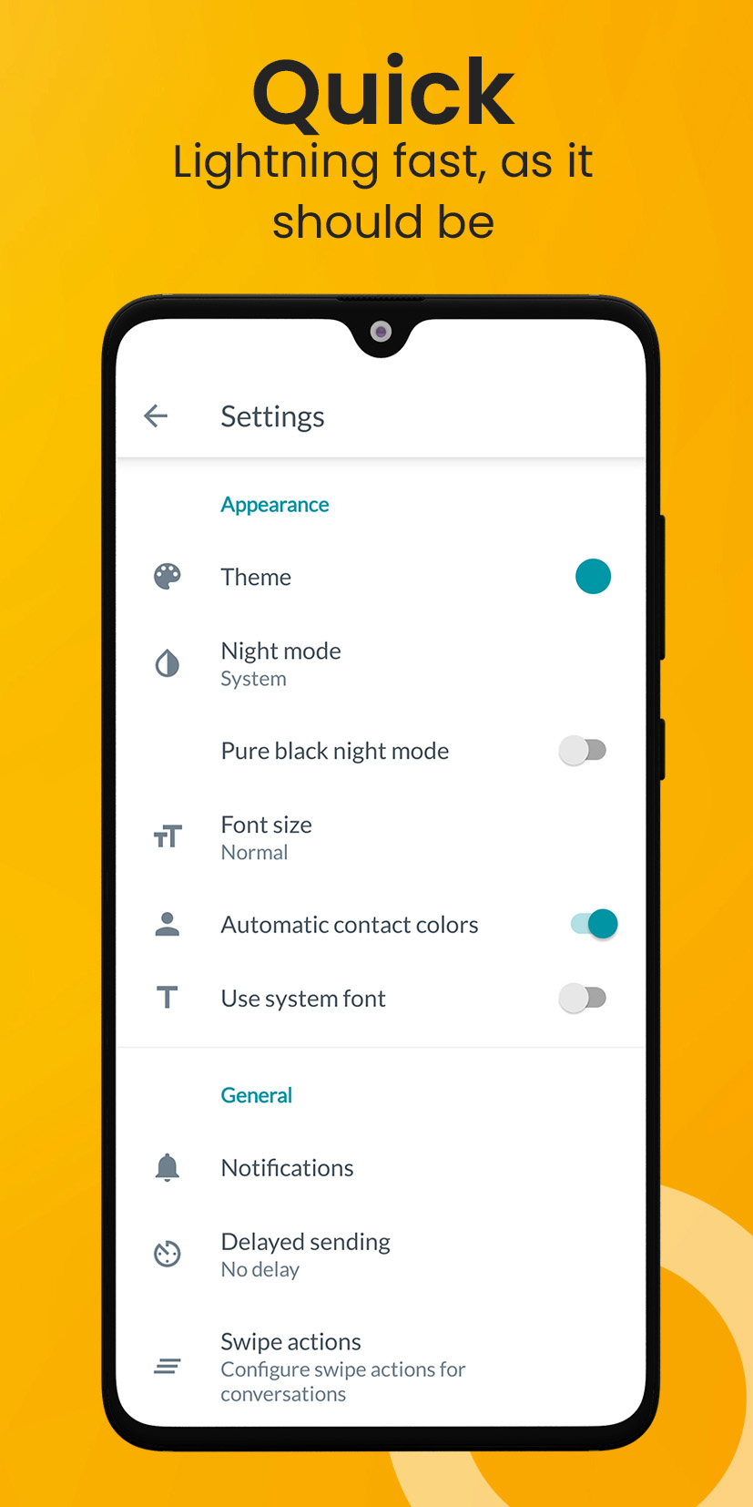 اسکرین شات 7 برنامه Wize SMS: Message & Messenger