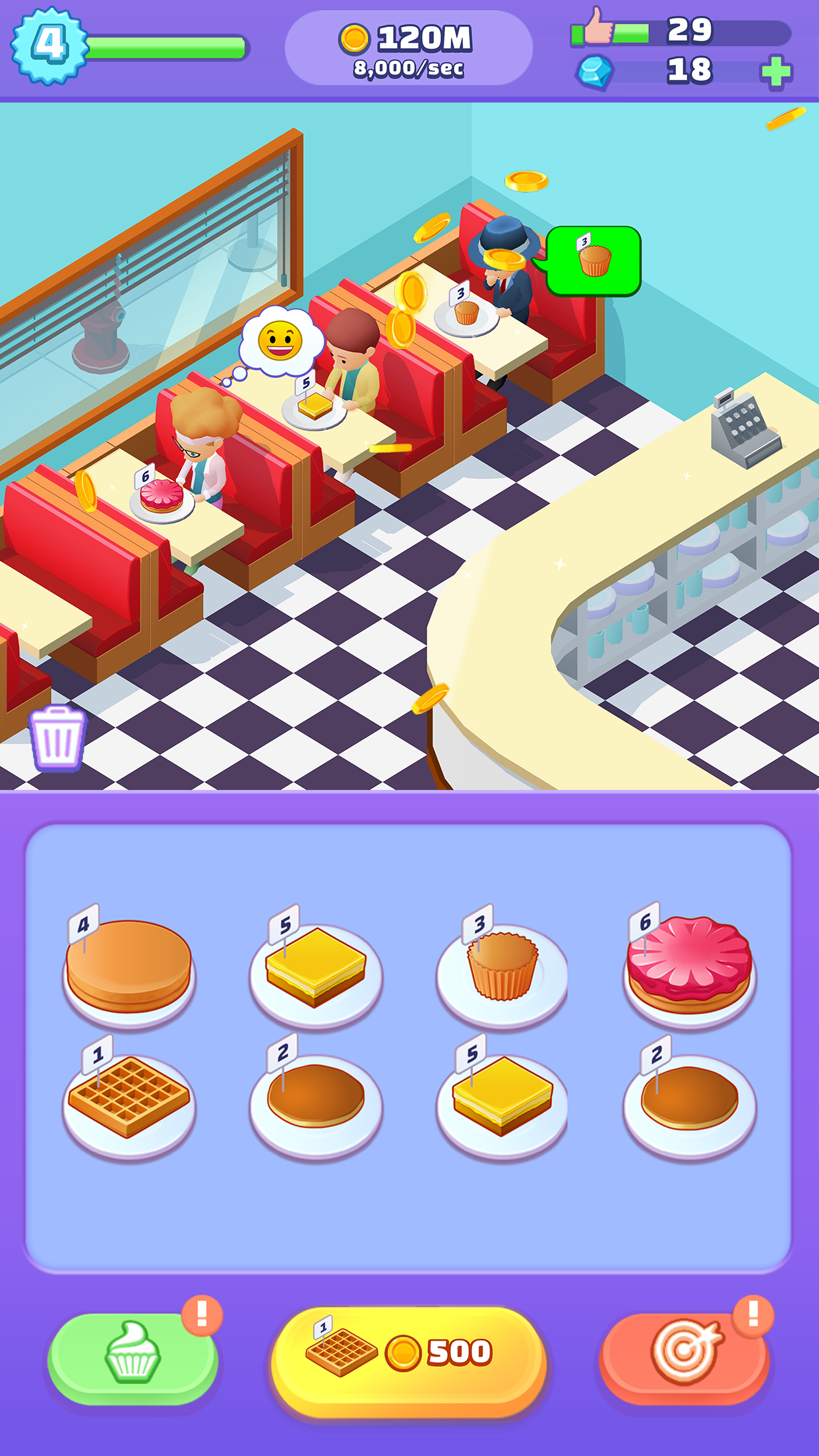 اسکرین شات 6 بازی Merge Bakery -  Idle Dessert T