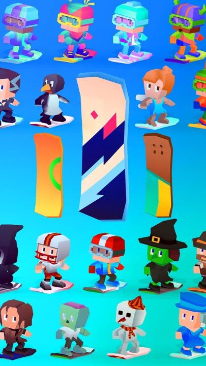اسکرین شات 4 بازی Blocky Snowboarding