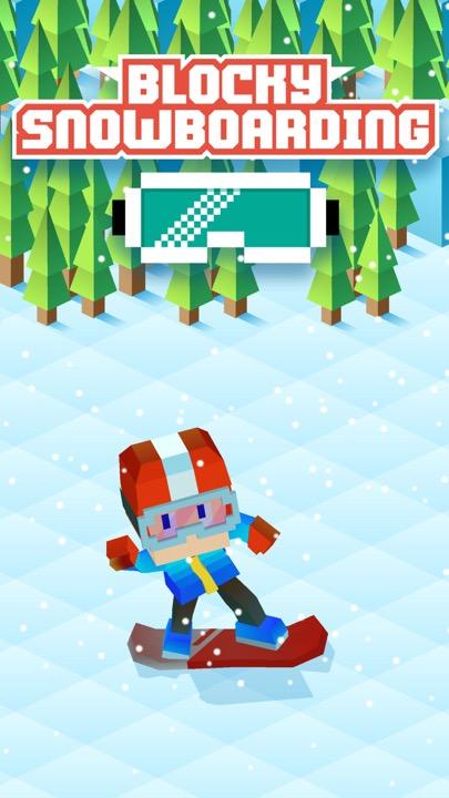 اسکرین شات 5 بازی Blocky Snowboarding