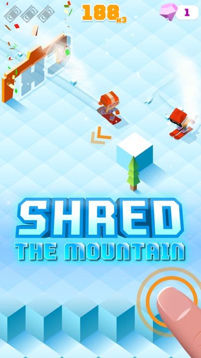 اسکرین شات 1 بازی Blocky Snowboarding