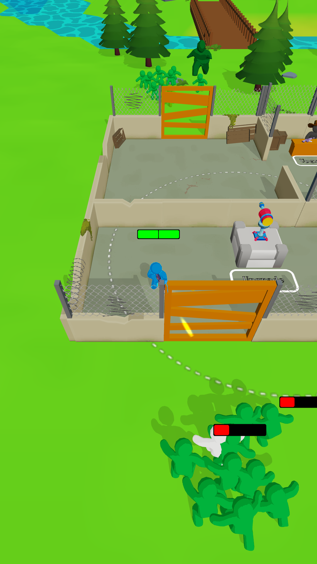 اسکرین شات 4 بازی Defeat Zombie:Defense Strategy