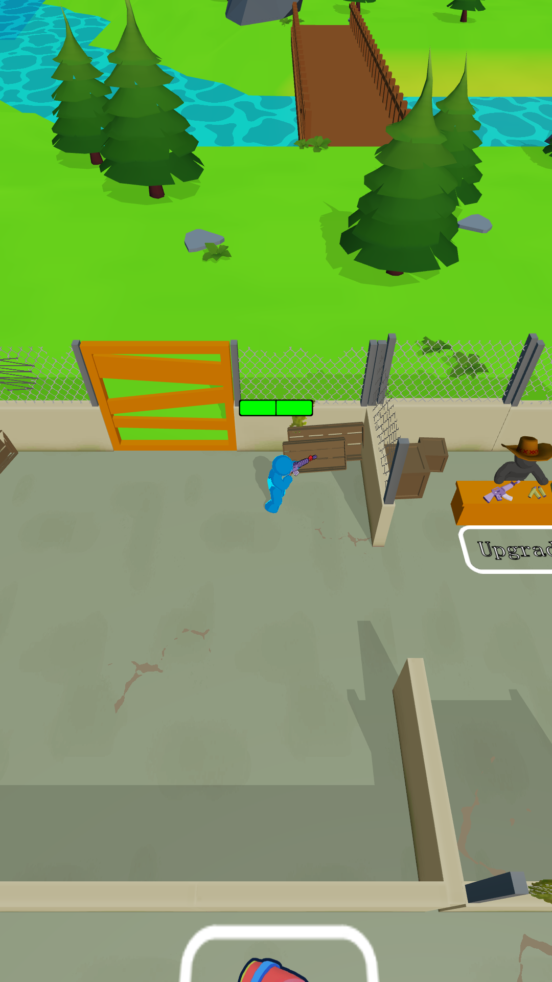 اسکرین شات 1 بازی Defeat Zombie:Defense Strategy
