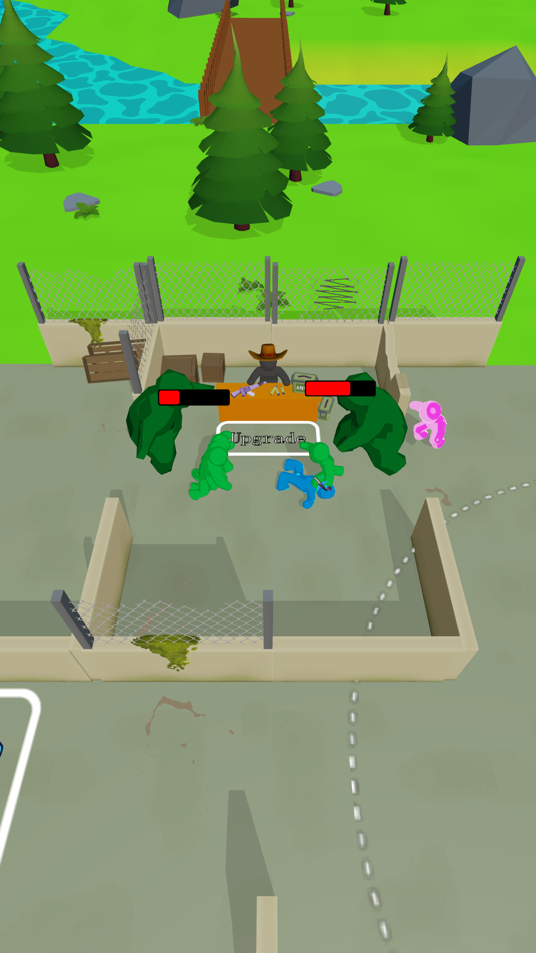 اسکرین شات 2 بازی Defeat Zombie:Defense Strategy