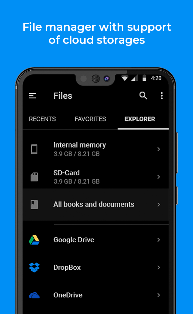 اسکرین شات 5 برنامه FullReader – e-book reader