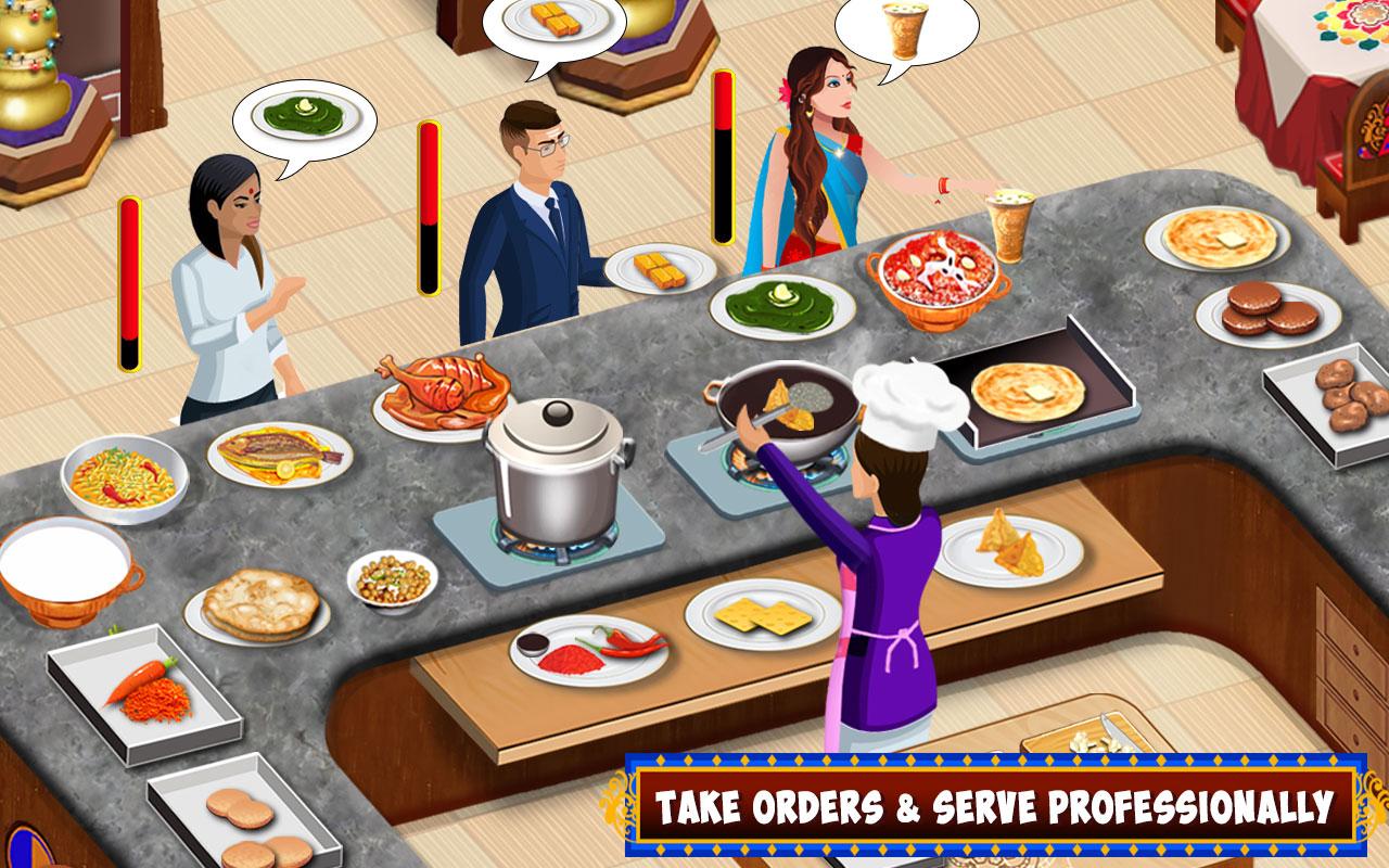 اسکرین شات 4 بازی Indian Food Restaurant Kitchen