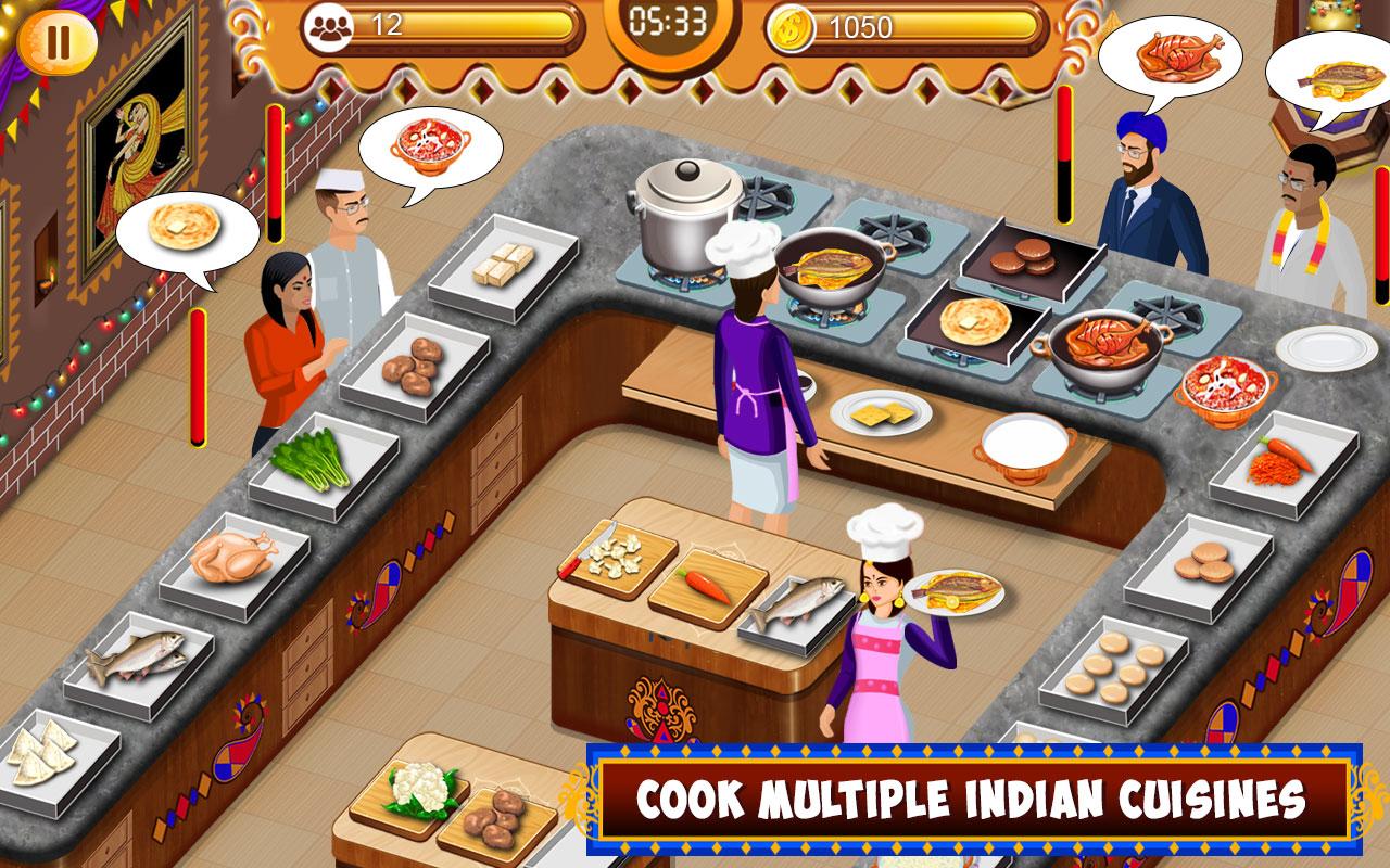 اسکرین شات 2 بازی Indian Food Restaurant Kitchen