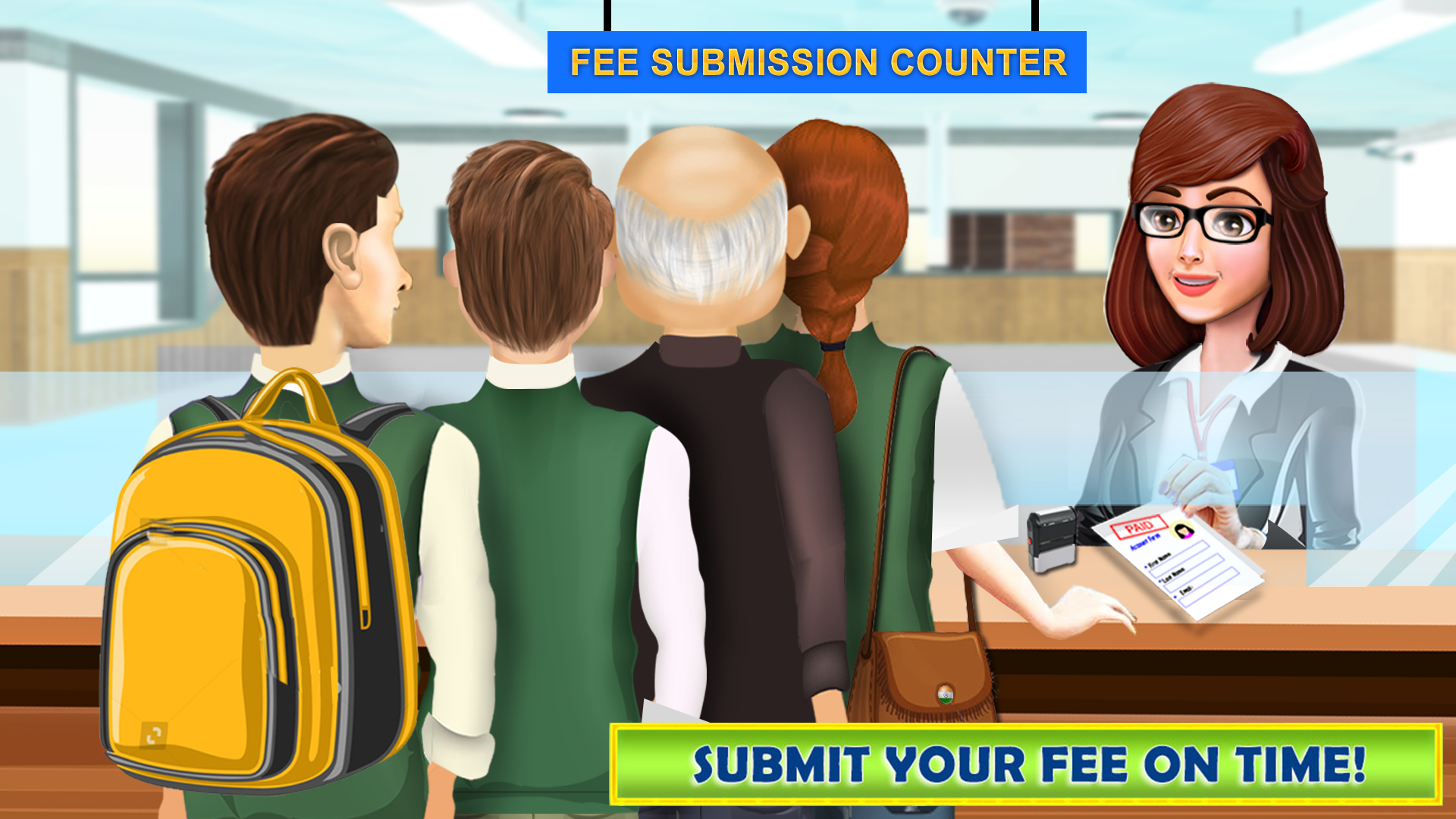 اسکرین شات 6 بازی School Cashier Games For Girls