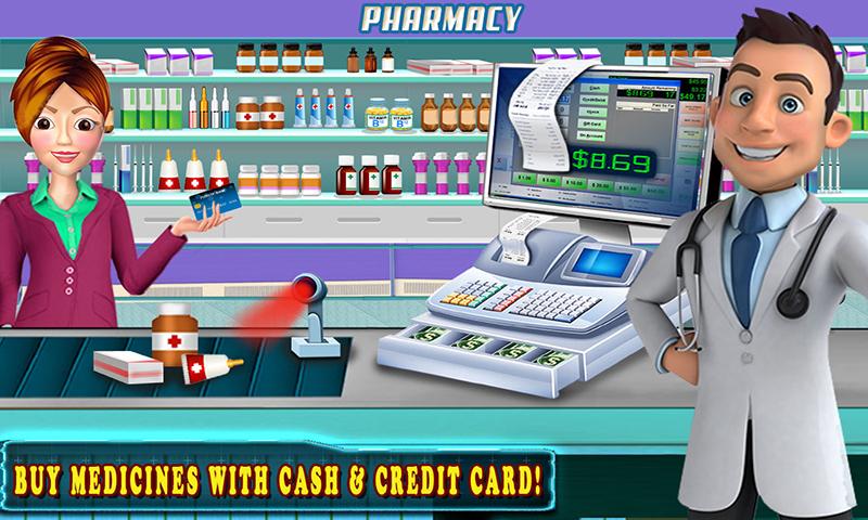 اسکرین شات 3 بازی Hospital Cash Register Cashier