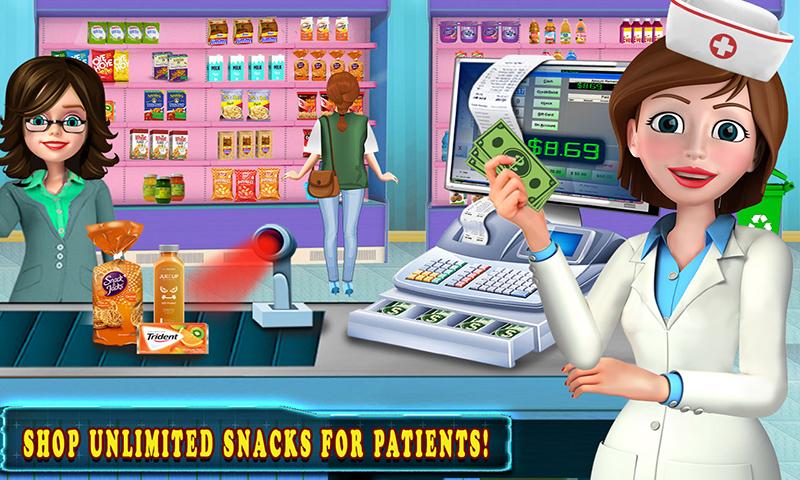 اسکرین شات 1 بازی Hospital Cash Register Cashier