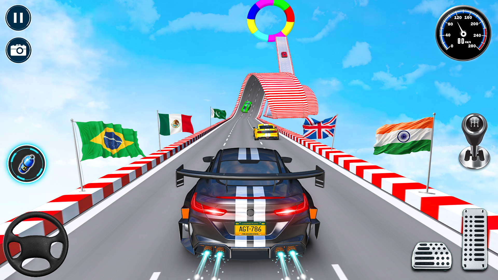 اسکرین شات 3 بازی Ramp Car Game - Car Stunt