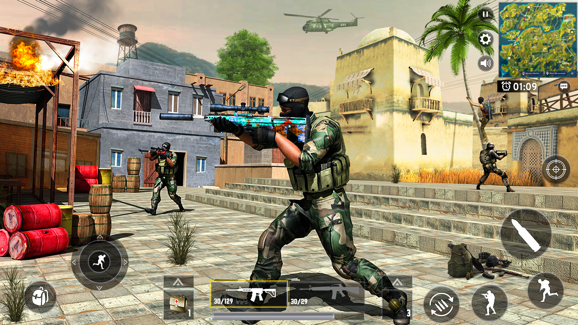 اسکرین شات 3 بازی Army Commando FPS Shooting 3d