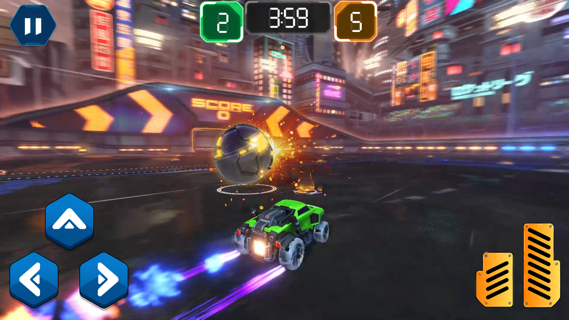 اسکرین شات 1 بازی Rocket Car Ultimate Ball