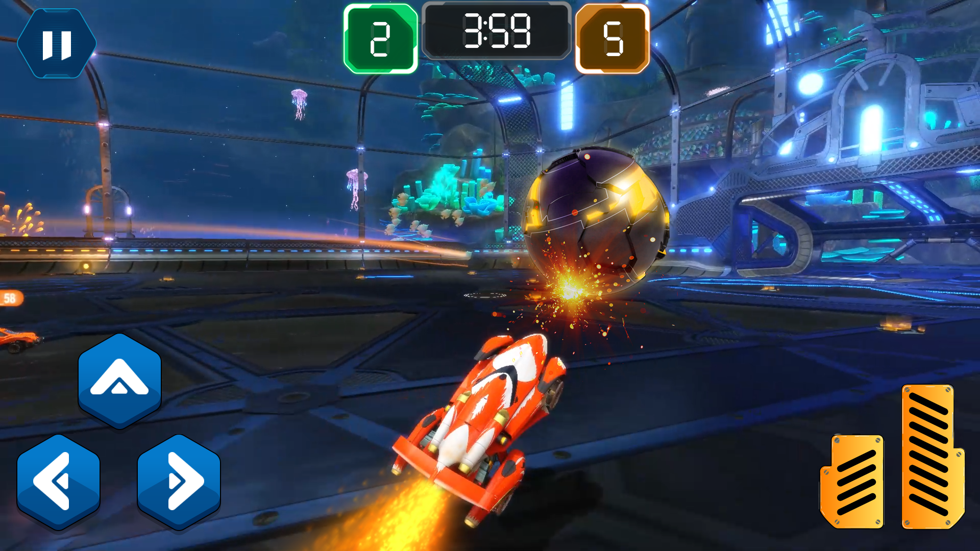 اسکرین شات 6 بازی Rocket Car Ultimate Ball