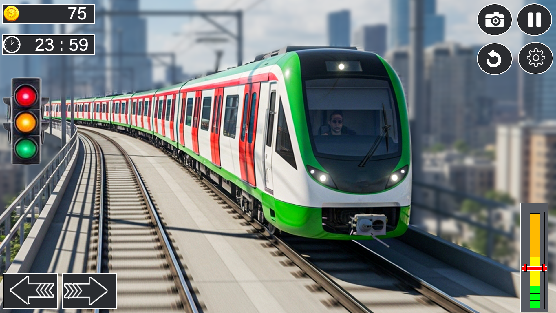 اسکرین شات 3 بازی Train Driving Sim 3D