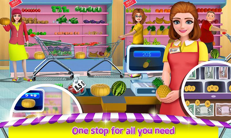 اسکرین شات 3 بازی Black Friday Cashier Girl Game