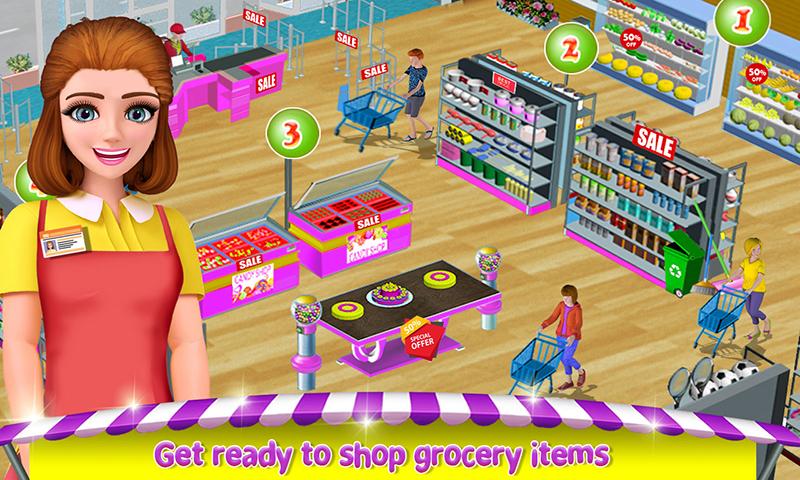 اسکرین شات 4 بازی Black Friday Cashier Girl Game