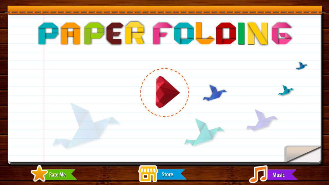 اسکرین شات 1 بازی Paper Folding Origami