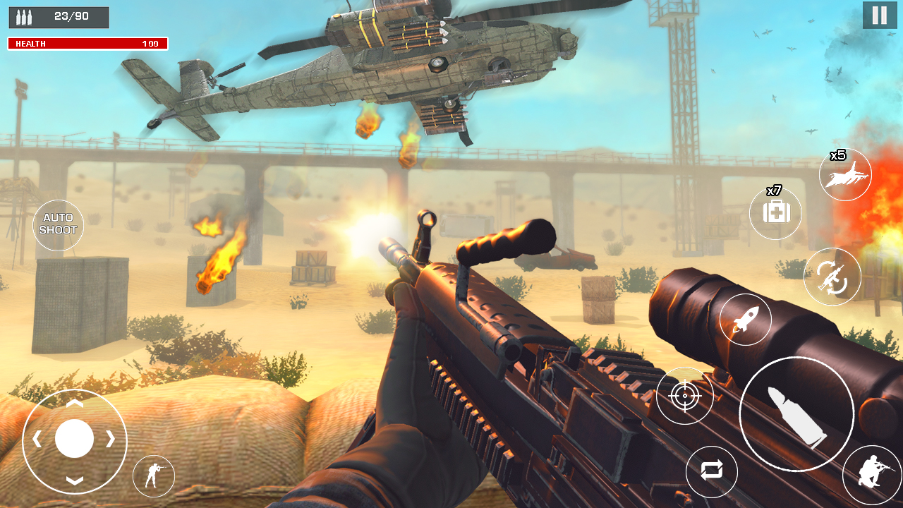 اسکرین شات 3 بازی FPS Army Strike Shooting Games
