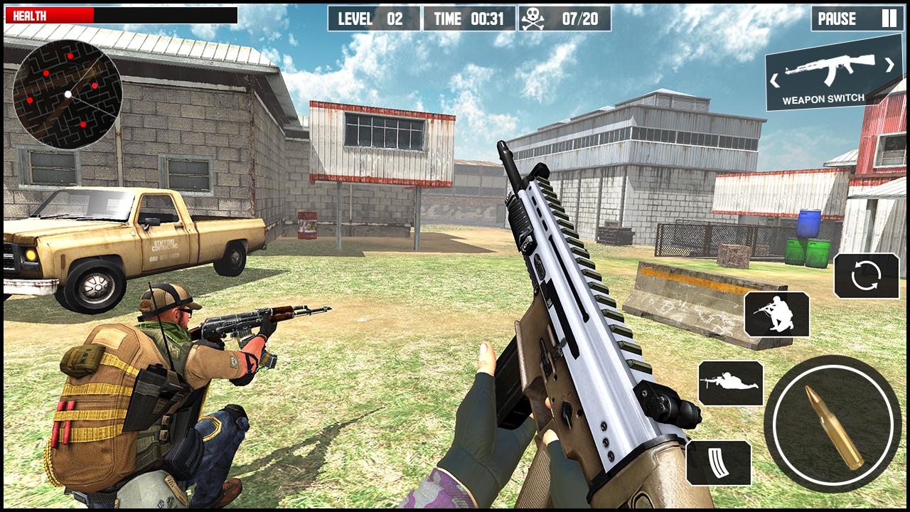 اسکرین شات 3 بازی Critical Commando Strike Games