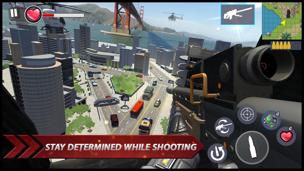 اسکرین شات 1 بازی Sniper 3D Strike Shooting Game