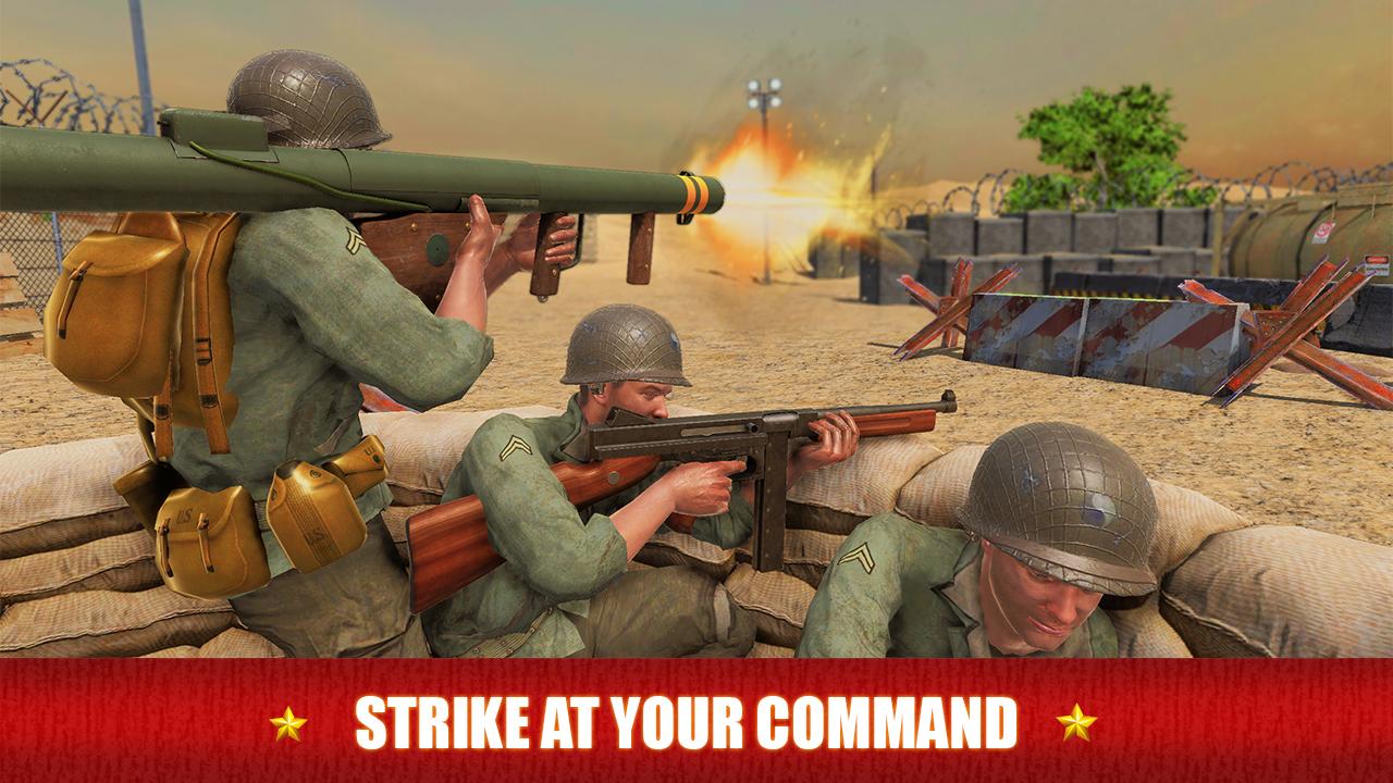 اسکرین شات 2 بازی World War Army: War Mission