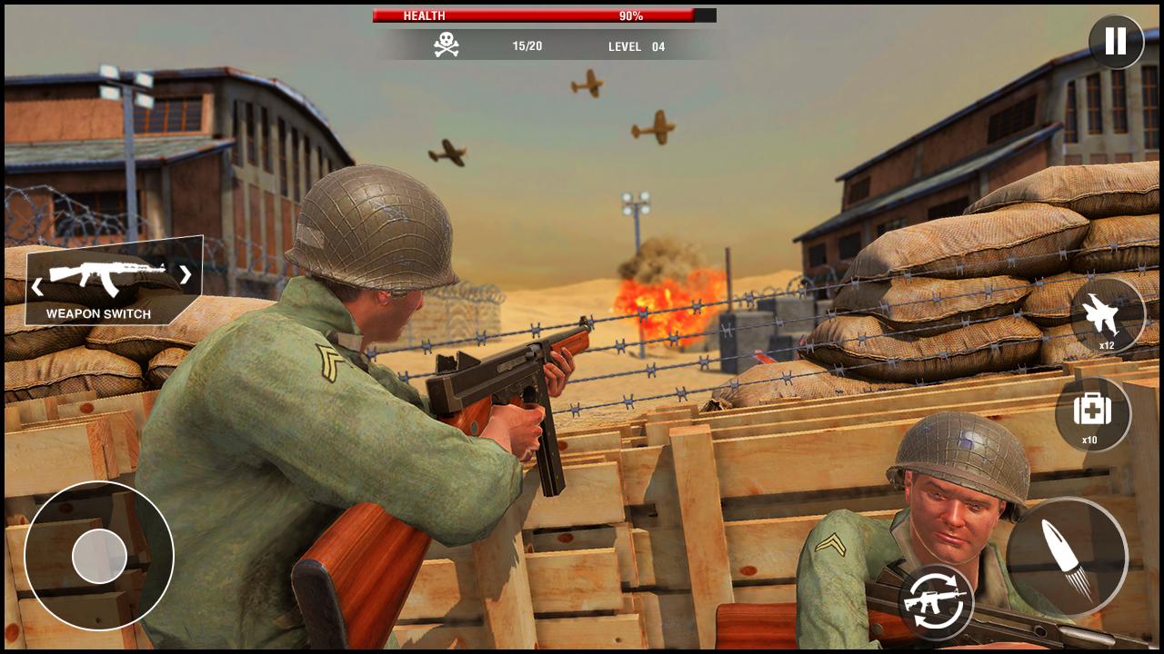 اسکرین شات 5 بازی World War Army: War Mission