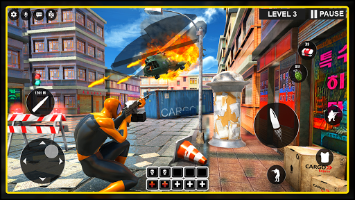 اسکرین شات بازی Strange Superhero Ninja Shooter: Gangster Vegas 4