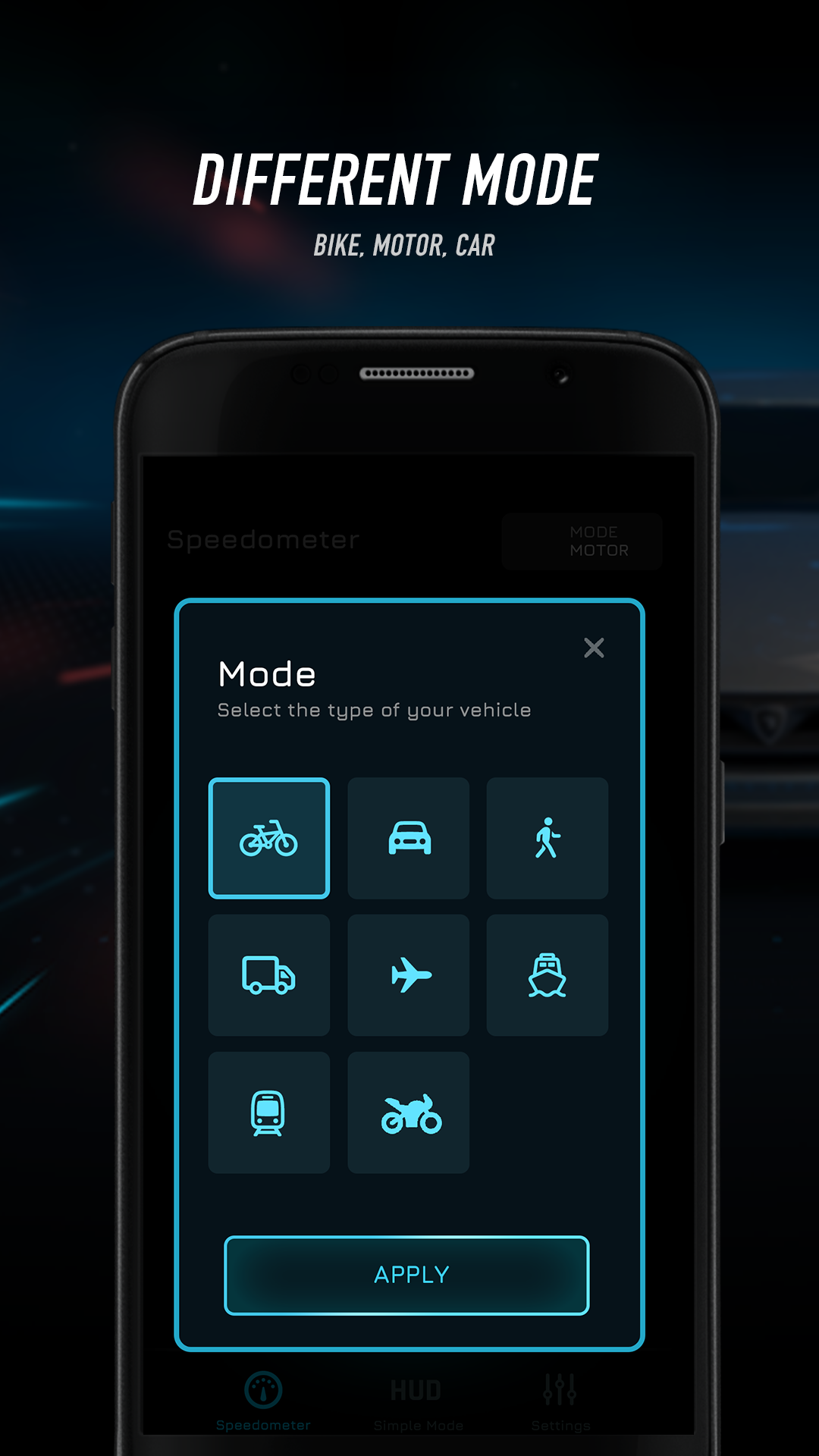 اسکرین شات 5 برنامه HUD Speedometer Speed Monitor
