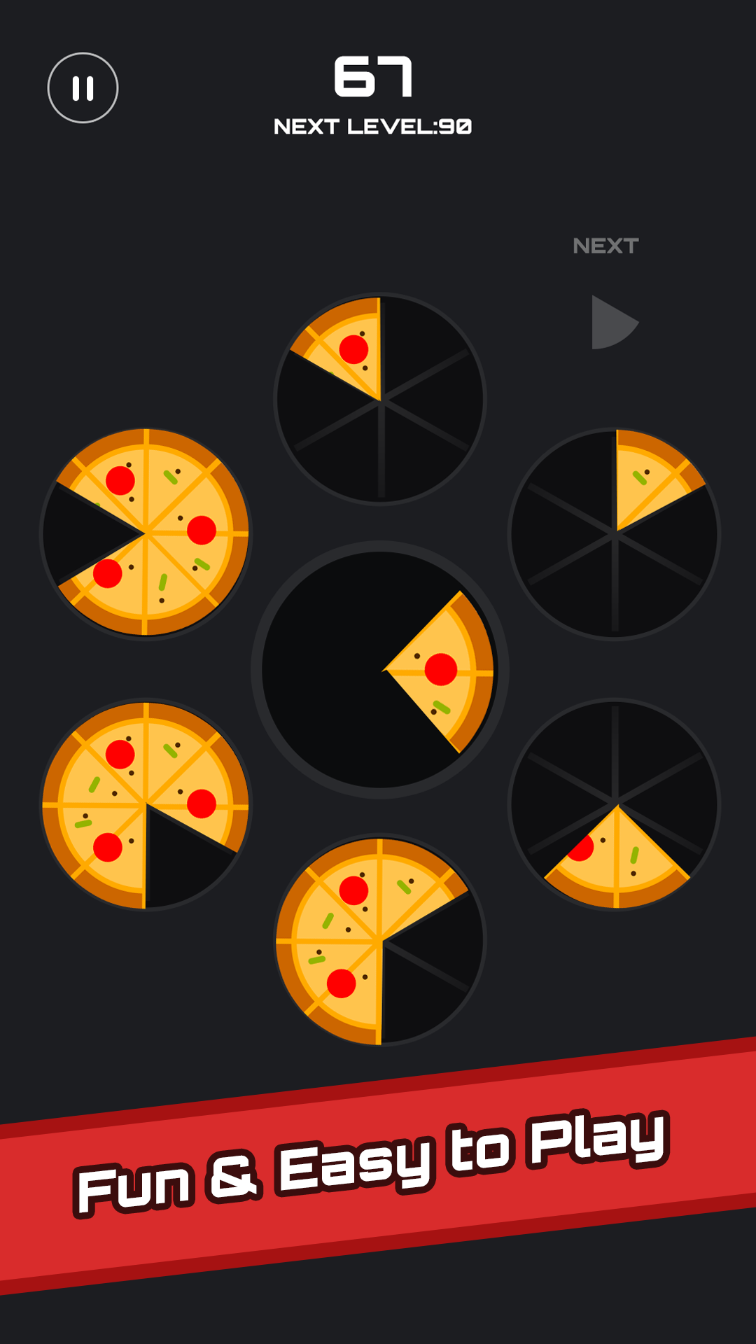 اسکرین شات 1 بازی Fruit, Pizza Slice Puzzle