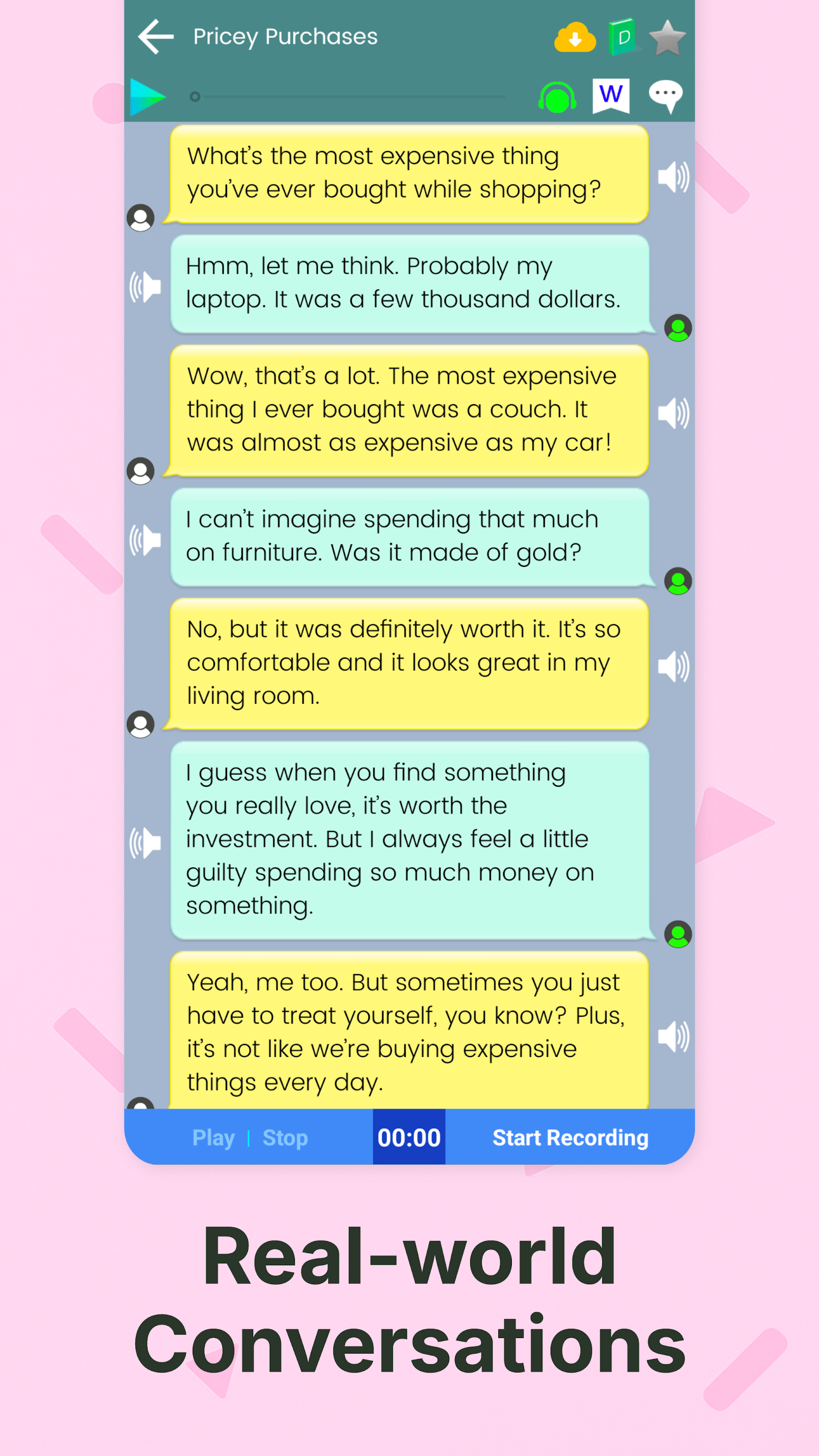 اسکرین شات 2 برنامه Speak English Fluently