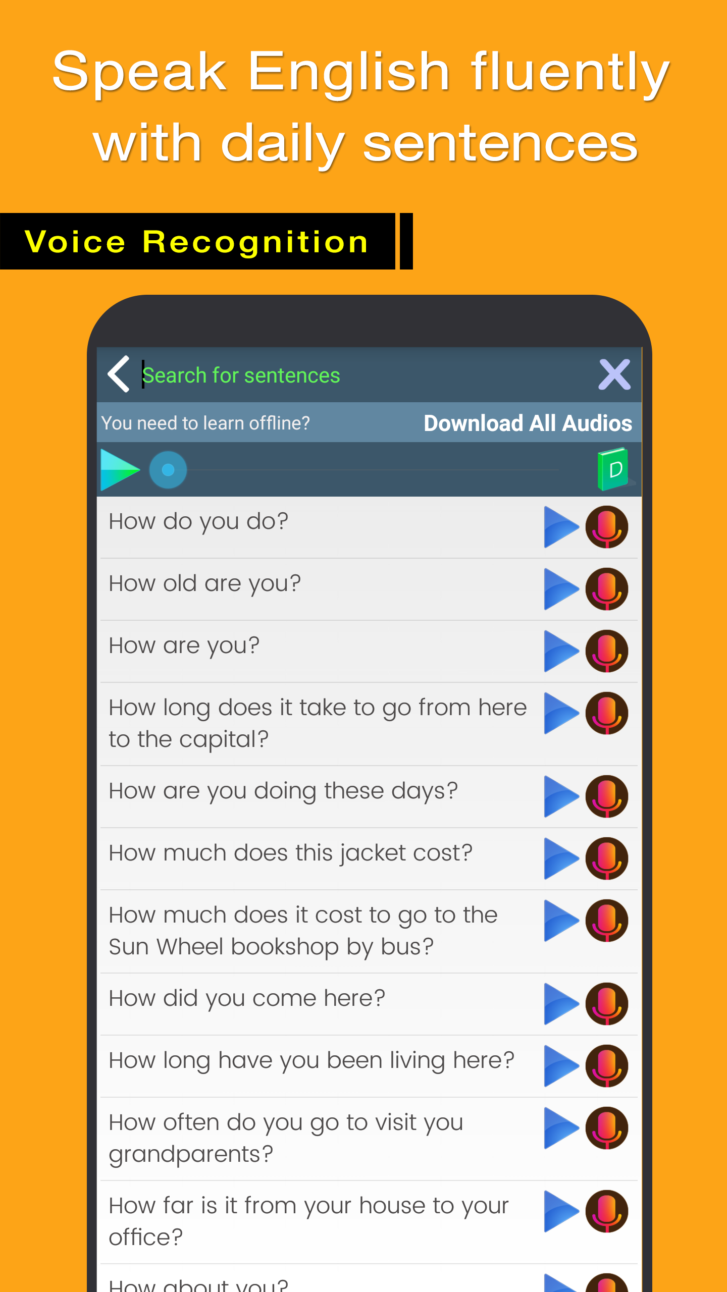 اسکرین شات 4 برنامه Speak English Fluently