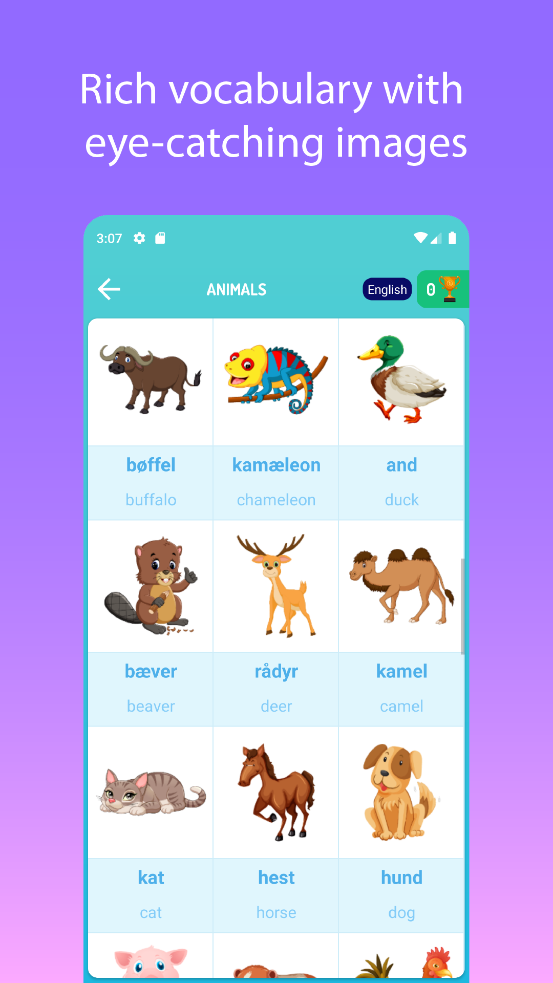 اسکرین شات 2 برنامه Learn Danish - Speak Danish