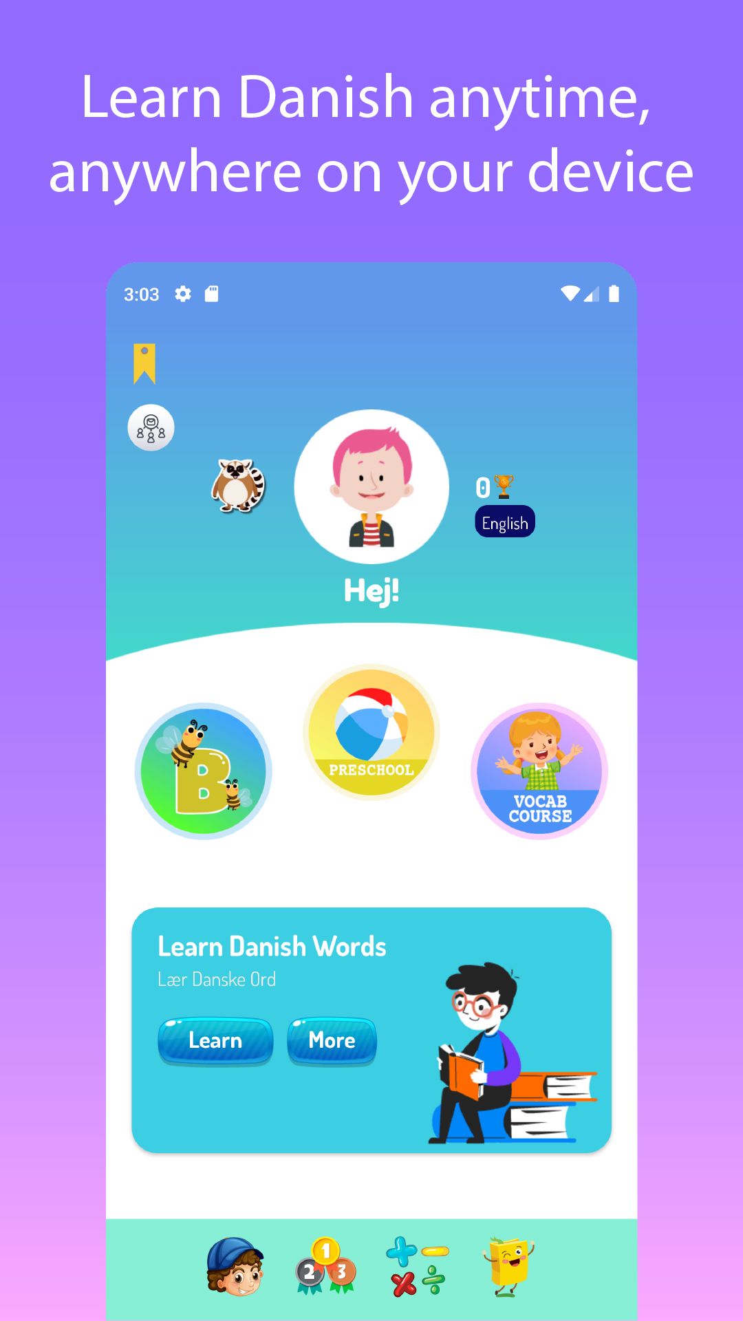 اسکرین شات 1 برنامه Learn Danish - Speak Danish