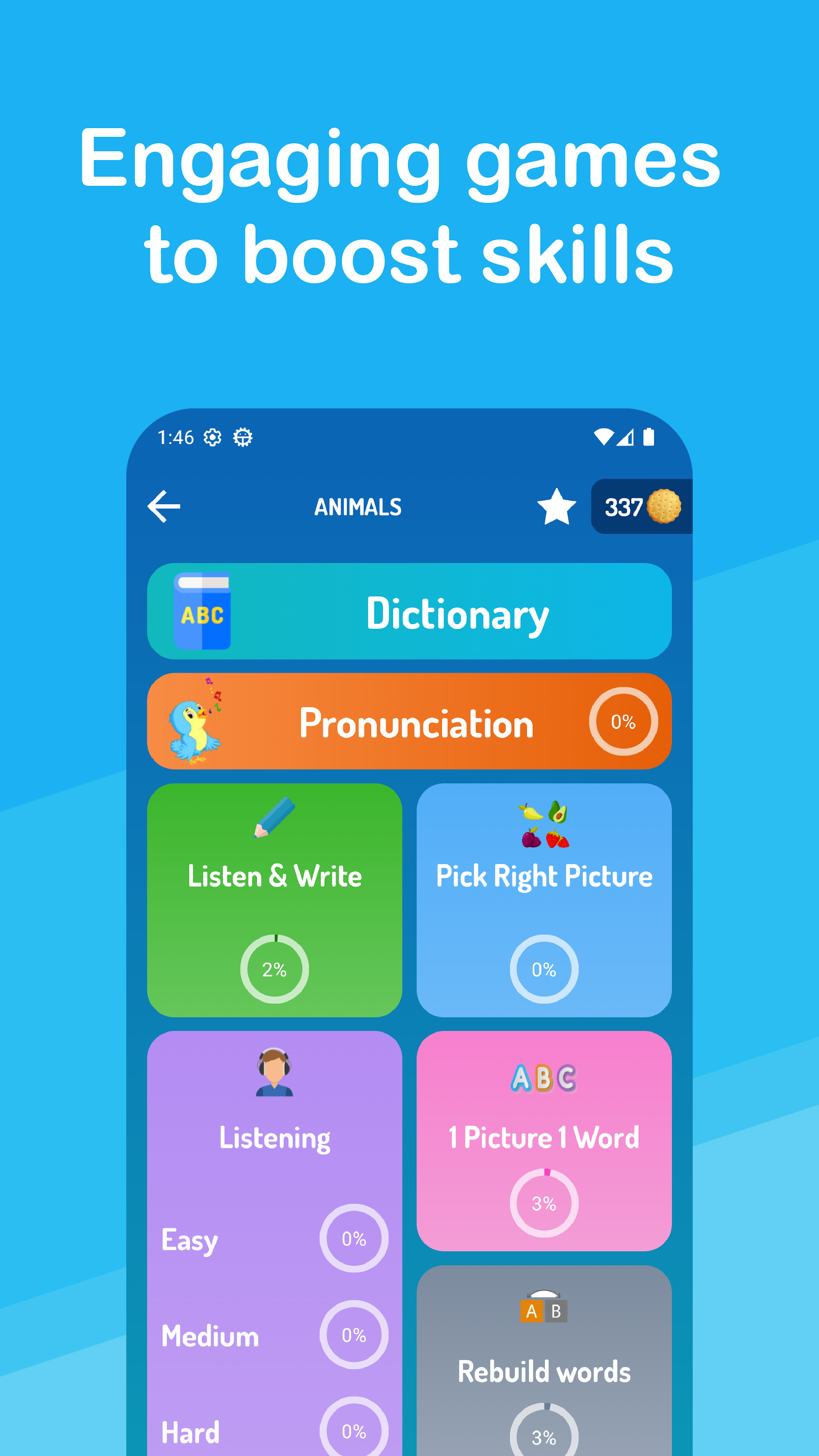 اسکرین شات 3 برنامه English for kids