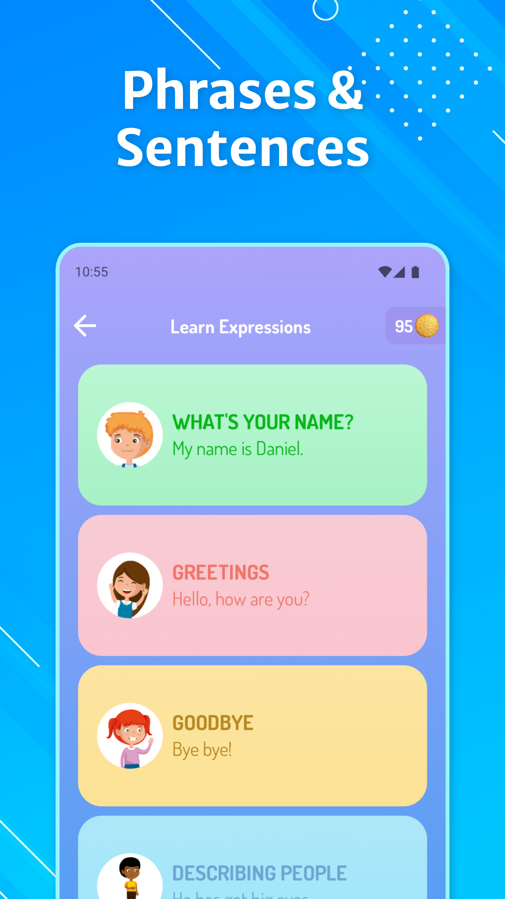 اسکرین شات 4 برنامه English for kids