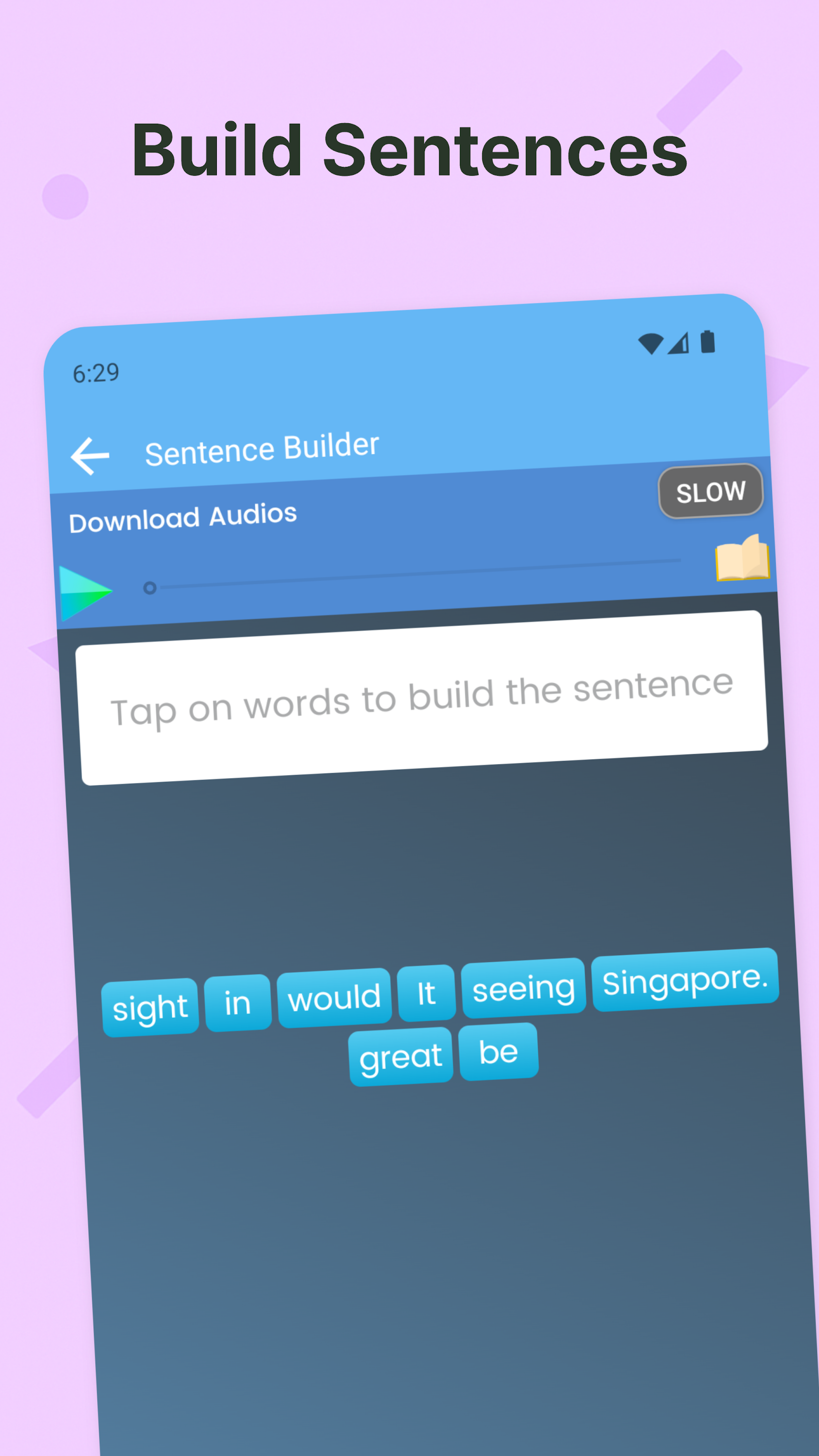 اسکرین شات 6 برنامه English Listening and Speaking