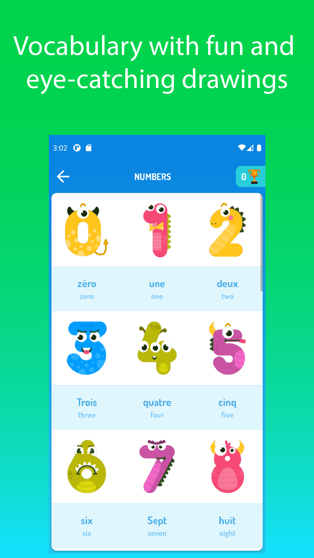 اسکرین شات 5 برنامه French For Kids And Beginners