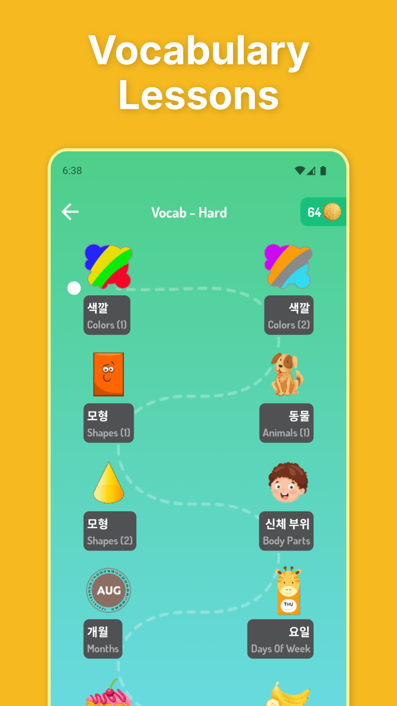 اسکرین شات 6 برنامه Learn Korean for Beginners