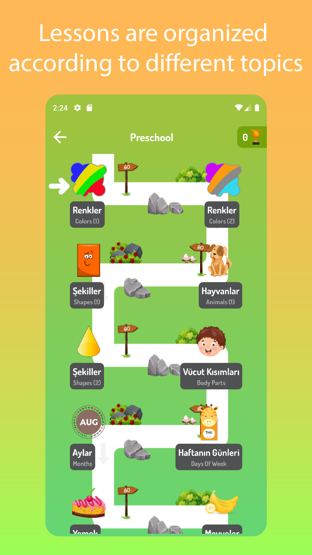 اسکرین شات 2 برنامه Learn Turkish For Beginners