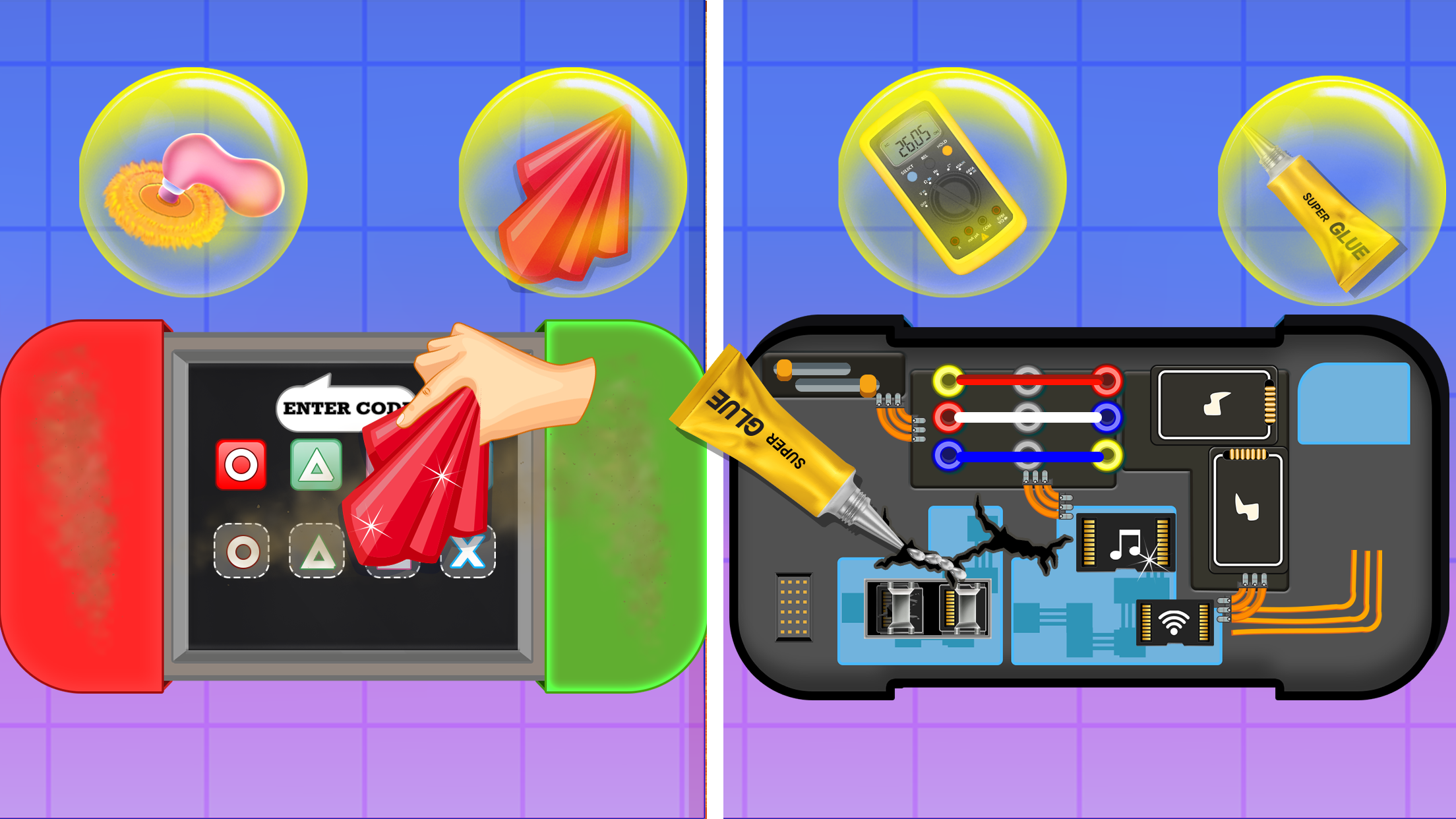 اسکرین شات 3 بازی Electronics Repair Phone Game
