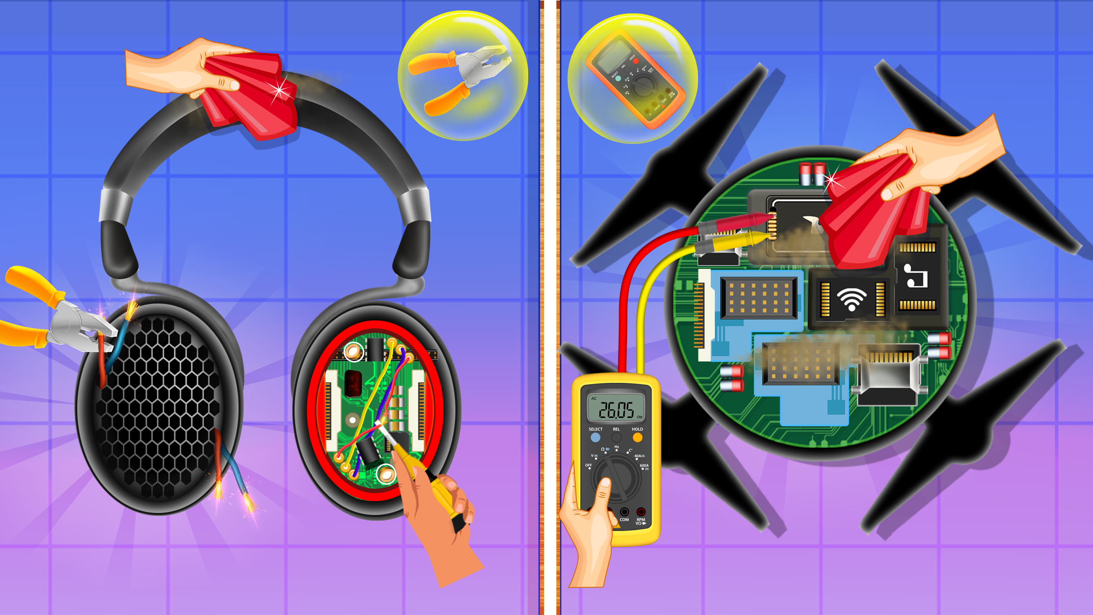 اسکرین شات 6 بازی Electronics Repair Phone Game