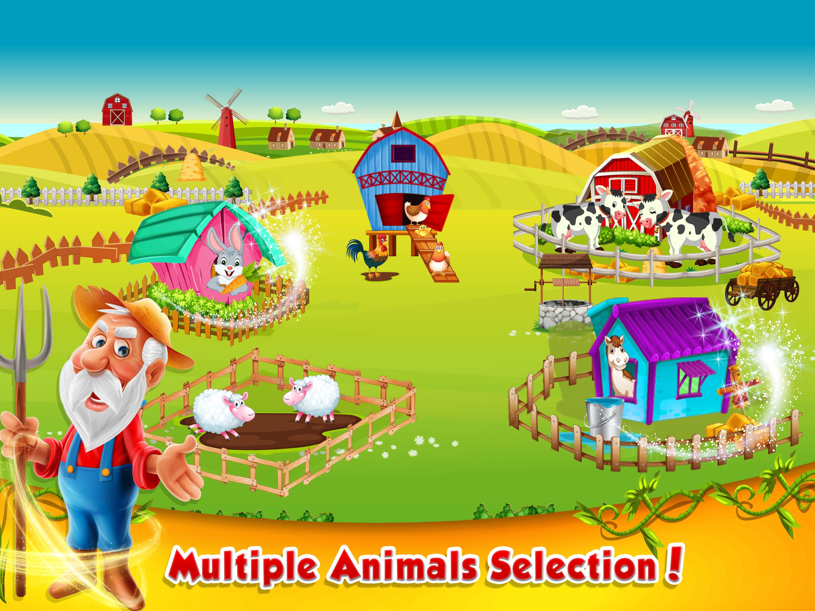 اسکرین شات 1 بازی Animal Farm : Village Life Fun