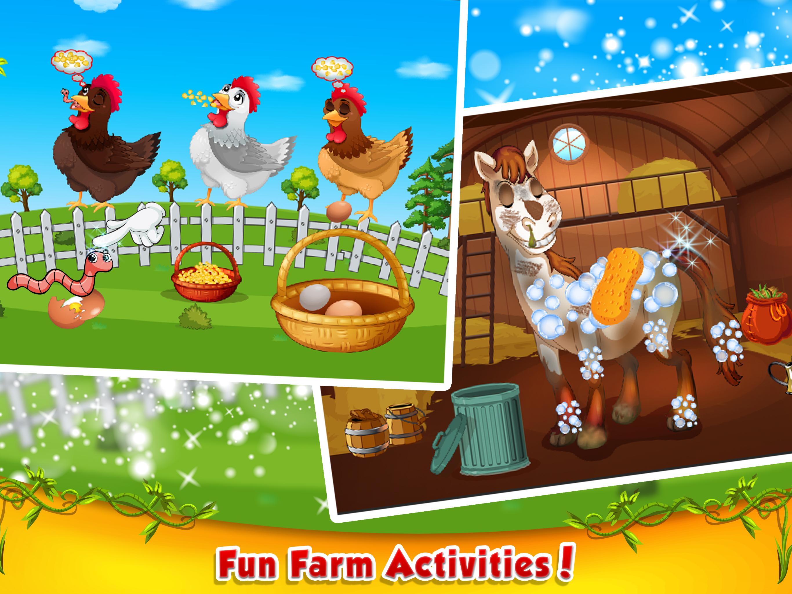 اسکرین شات 4 بازی Animal Farm : Village Life Fun