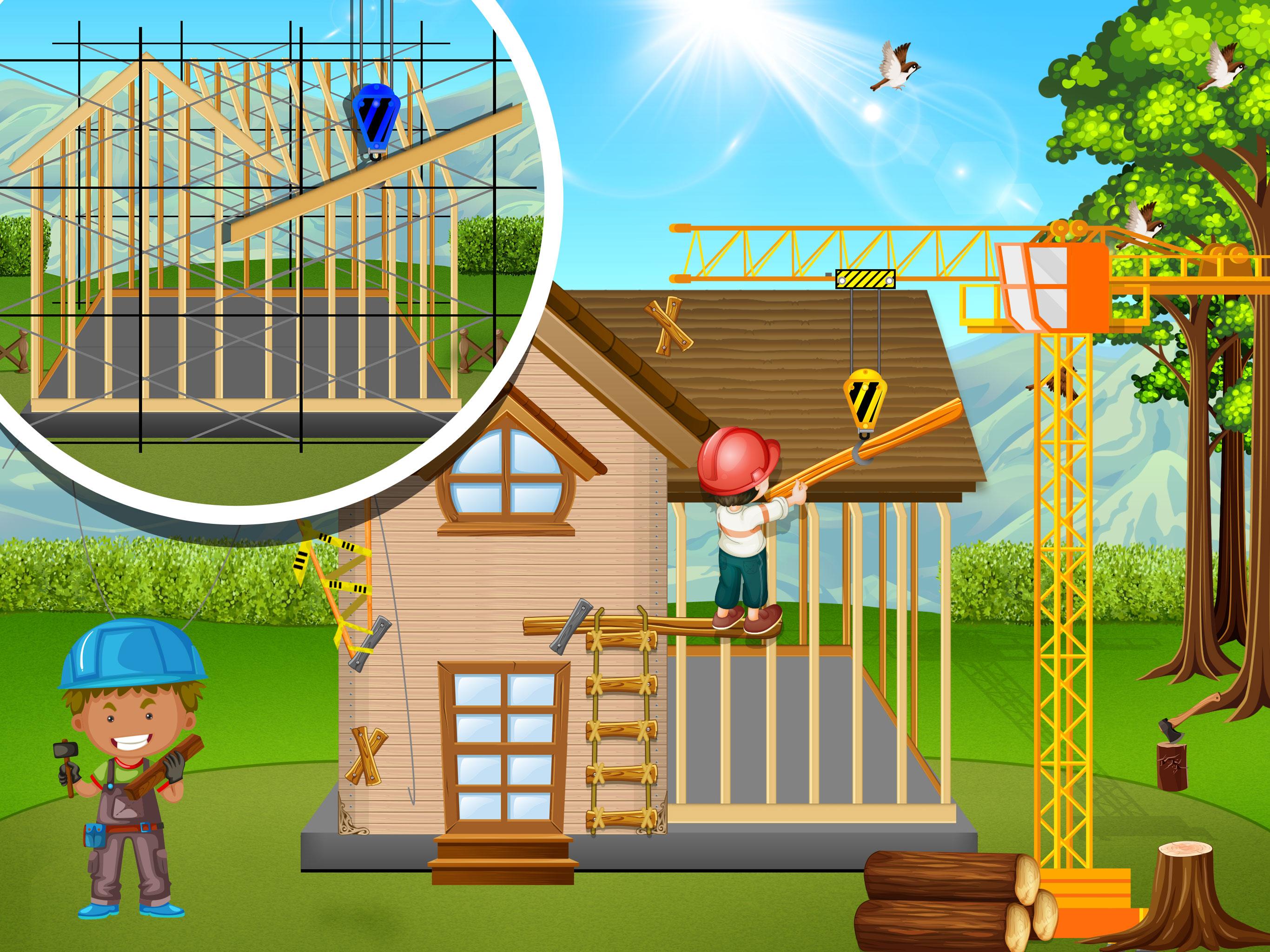 اسکرین شات 4 بازی Build A Jungle House: Dream Ho