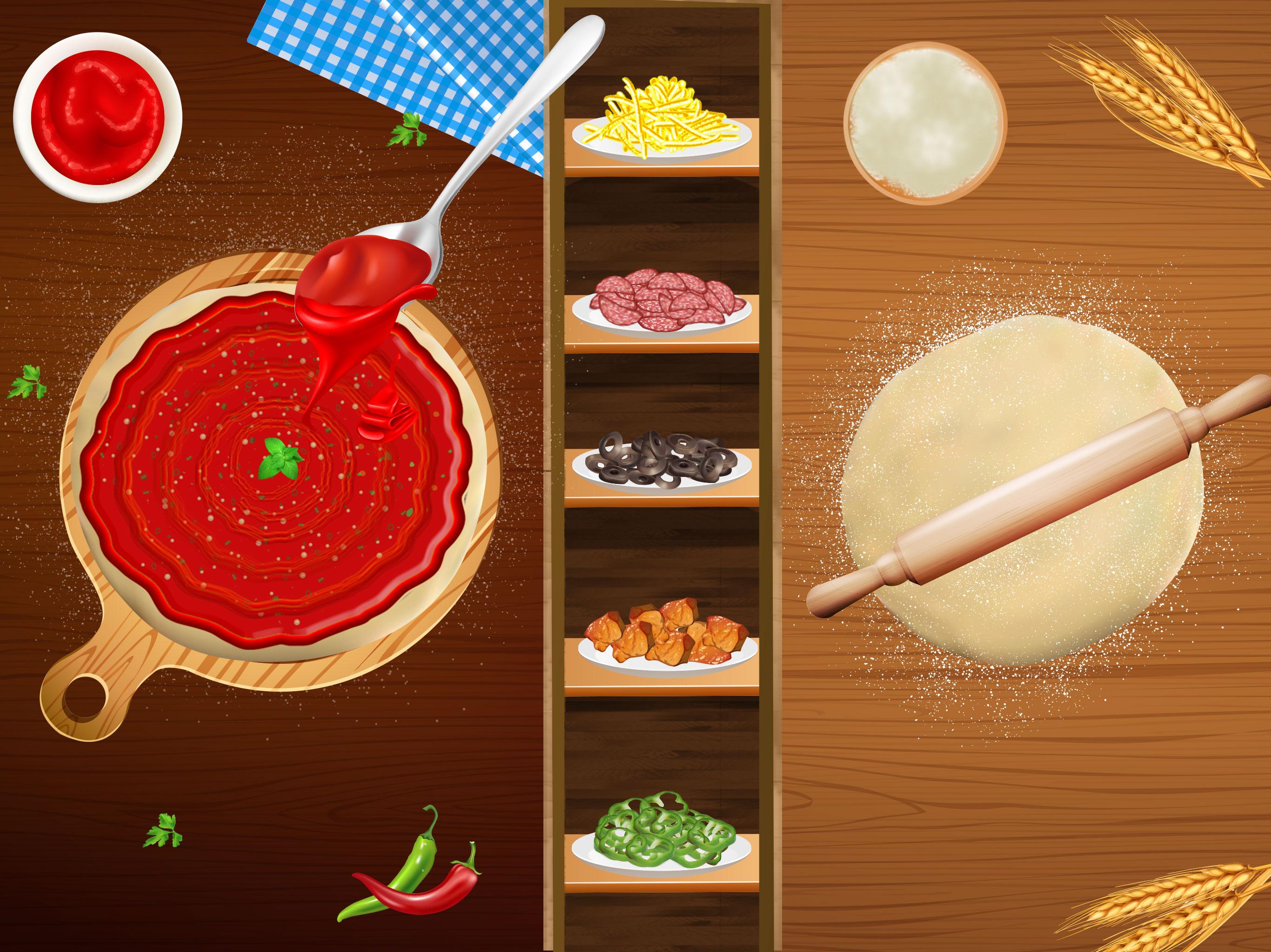 اسکرین شات 1 بازی Fast Food Maker Kitchen